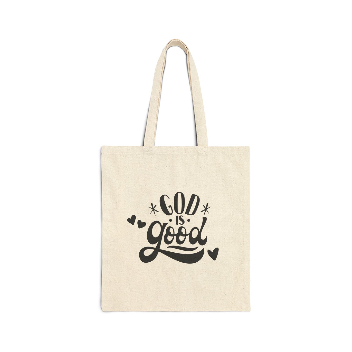 God is Good Cotton Canvas Tote Bag