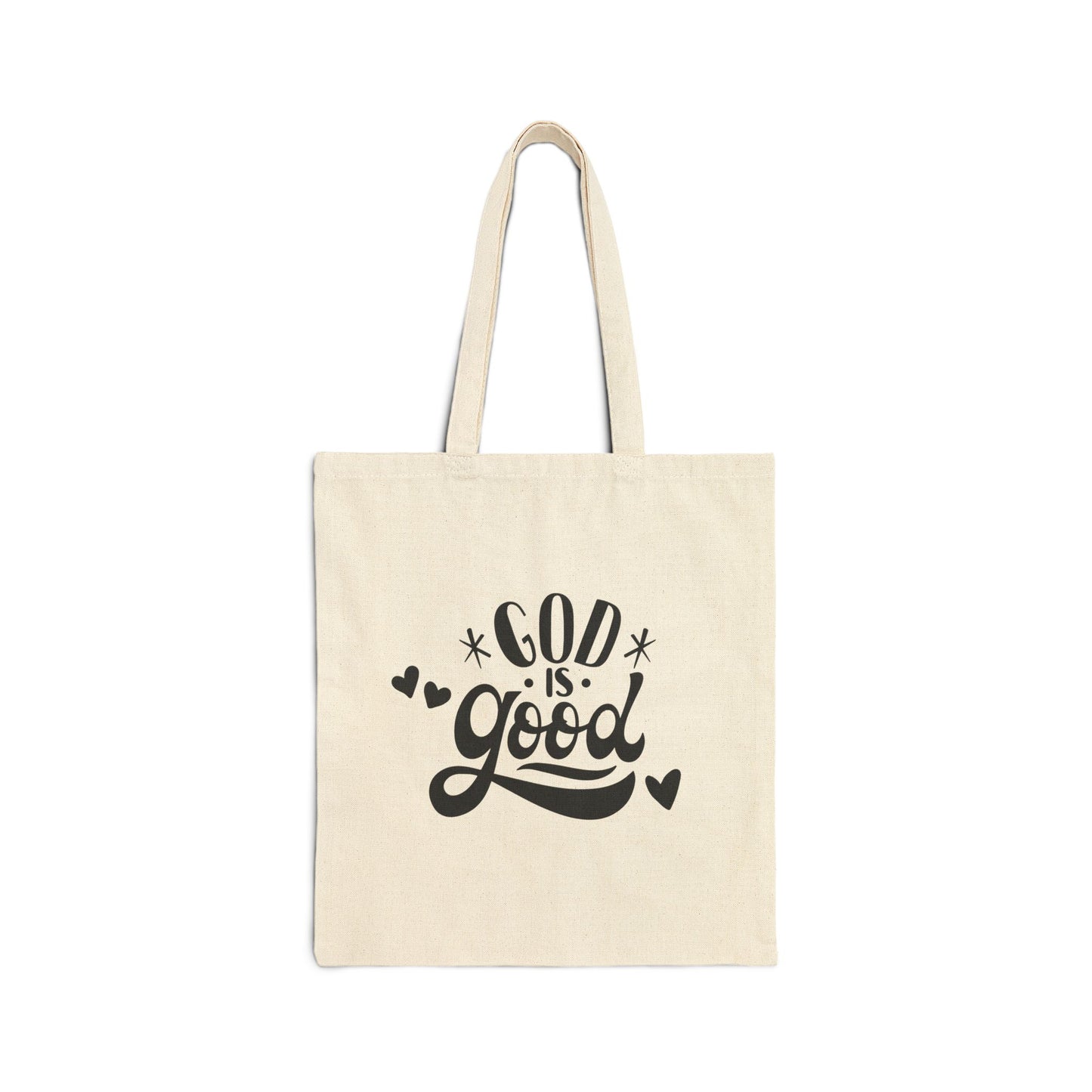 God is Good Cotton Canvas Tote Bag